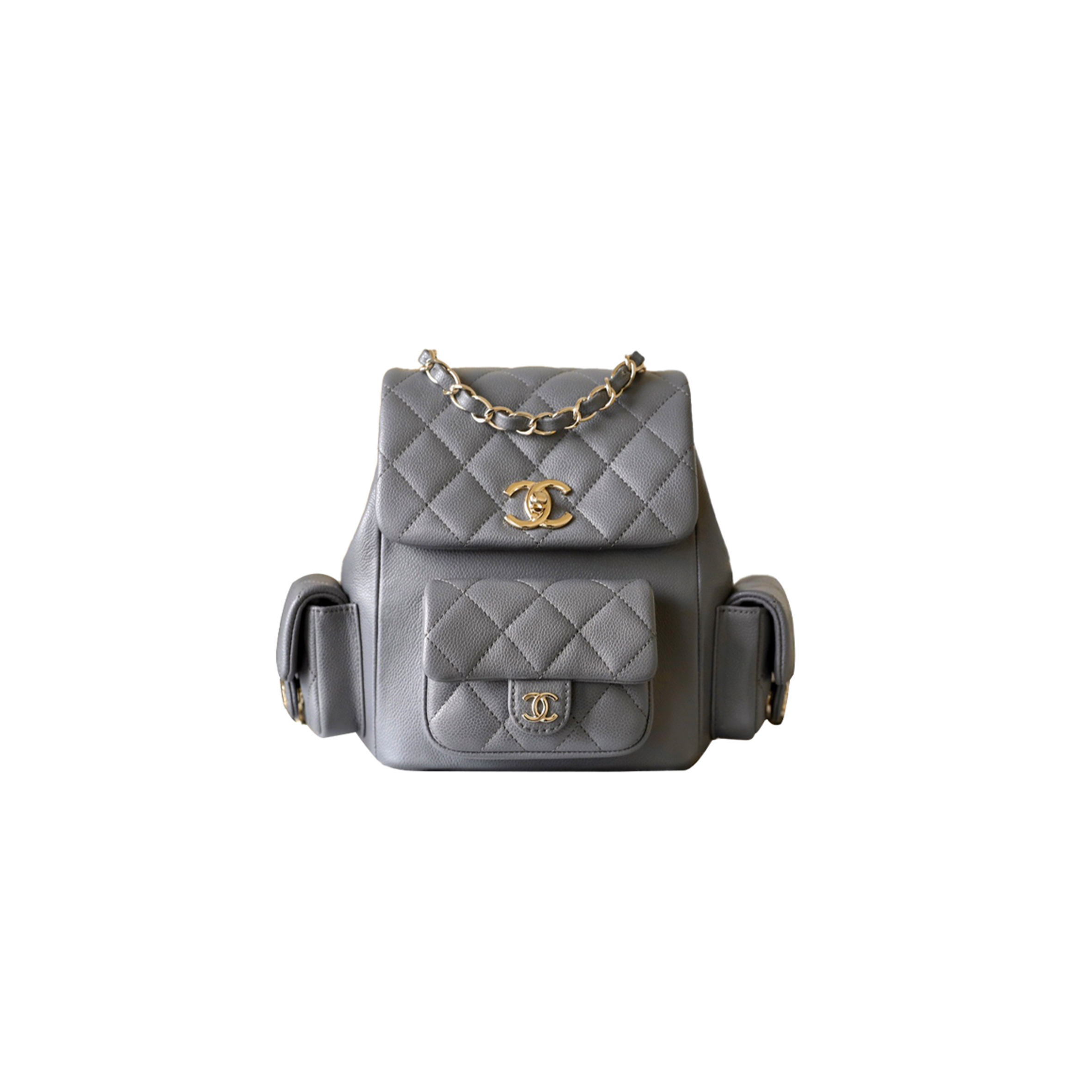 Ch*el master duma grey backpack as4398 (21.5*19.5*12cm)